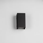 Nova Luce Elio - buiten wandverlichting - 7 x 13 x 6,2 cm -  6W LED incl. - IP65 - donker antraciet
