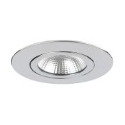 Integral LED Lux Ultra Slim - inbouwspot - Ø 83 mm, Ø 65 mm inbouwmaat - 6,5W dimbare LED incl. - chroom