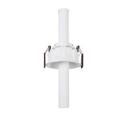 Nova Luce Zetan - inbouwspot - Ø 92 mm, Ø 82 mm inbouwmaat - 5W LED incl. - wit