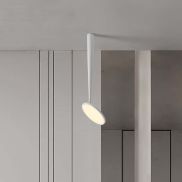 Nova Luce Ekei - plafondlamp - Ø 20 x 55 cm - 14W LED incl. - zandwit