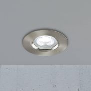 Nordlux Smart Don - inbouwspot - slimme verlichting - Ø 85 mm, Ø 72 mm inbouwmaat - 4,7W LED incl. - IP65 - geborsteld nikkel