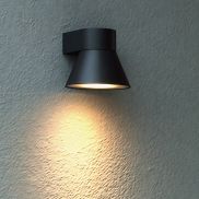 Nordlux Kyklop Cone - buiten wandverlichting - Ø 15,6 x 13,9 cm - IP54 - zwart