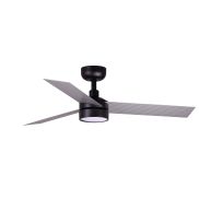 Faro Cruiser S - plafondventilator met licht - Ø 106 cm - mat zwart en aluminium