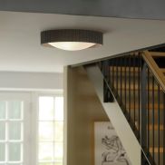 Nordlux Corato 40 - plafondlamp - Ø 42 x 11 cm - grijs