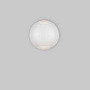 Nova Luce Passo - buiten wandverlichting - Ø 12 x 4 cm - 4W LED incl. - IP65 - zandwit