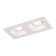 Maxlight Hit - inbouwspot 2L - 215 x 115 mm, 195 x 95 mm inbouwmaat - wit