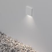 Nova Luce Iko - inbouw wandverlichting - 5,5 x 5,5 x 9 cm - 1W LED incl. - IP67 - zandwit