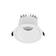 Nova Luce Brady - inbouwspot - Ø 10 x 7,5 cm - Ø 90 mm inbouwmaat - 10W LED incl. - IP67- wit