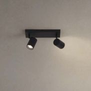 Nova Luce Alma - opbouwspot 2L - 37 x 13 x 12 cm - IP44 - zandzwart