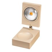 ETH Jake Cube - tafellamp - 8 x 12 x 15 cm - 3 stappen dimbaar - 10W LED incl. - zand