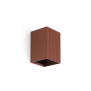 Faro Lune I - wandlamp - 8 x 10 x 6,5 cm - terracotta