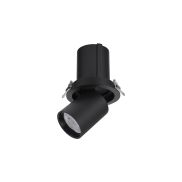 Nova Luce Naruto - inbouwspot - Ø 115 mm inbouwmaat - 20W LED incl. - zwart - warm witte lichtkleur