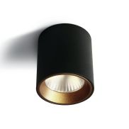 ONE Light Chill Out LED Cylinders - opbouwspot 1L - Ø 6 x 6,5 cm - 7W dimbare LED incl. - zwart