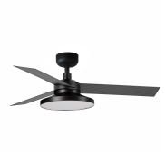 Faro Cruiser Tak 3 S - plafondventilator met licht - Ø 106 cm - mat zwart - 2700K