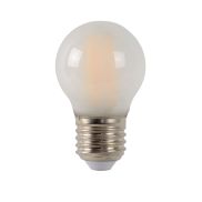 Lucide LED filament lamp - Ø 4,5 x 7,4 cm - E27 - 4W dimbaar - 2700K - albast