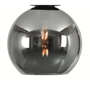 Artdelight Marino - glazen lampenkap - Ø 25 cm - titan