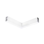 Nova Luce Dido - lineair verlichtingsprofiel - 34,5 x 3,8 x 7 cm - 20W LED incl. - wit - warmwitte lichtkleur