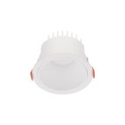 Nova Luce Luela - inbouwspot - Ø 11,5 cm - inbouwmaat Ø 10,5cm - 20W LED incl. - wit