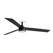 Faro Rudder L - plafondventilator met licht en inbouwrozet - Ø 132 cm - mat zwart