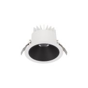Nova Luce Brady - inbouwspot - Ø 14 x 9 cm - Ø 130 mm inbouwmaat - 20W LED incl. - IP67- wit met zwart
