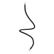Creative Cables - Flexibele buis bekleed met textiel - 90 cm - zwart