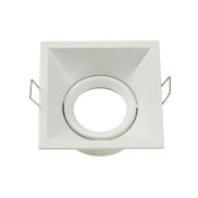 Projectlight Tobbe - inbouwspot - 90 x 90 x 120 mm - 80 x 80 mm inbouwmaat - wit