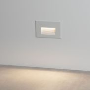 Nova Luce Polka - inbouw wandverlichting - 12 x 8 x 7,4 cm - 4W LED incl. - IP65 - zandwit