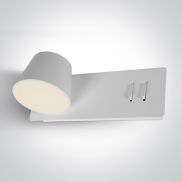 ONE Light Reading Spots - wandverlichting met schakelaar - 22 x 12 x 8 cm - 6W + 4W LED incl. - wit [duplicated]