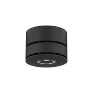 Nova Luce Lot - opbouwspot - Ø 10 x 7 cm - 15W LED incl. - zwart