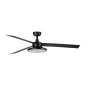 Faro Cruiser Tak 3 L - plafondventilator met licht - Ø 132 cm - mat zwart - 2700K