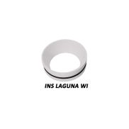 Artdelight - Insert goud t.b.v. de PL LAGUNA - Ø 5,5 x 1,9 cm - wit
