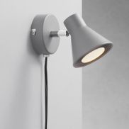 Nordlux Eik 9 - wandspot met schakelaar - 8,6 x 11 cm - grijs