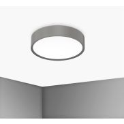Century Italia Blanca Luxe - plafondlamp - Ø 30 x 7 cm - 17W LED incl. - grijs
