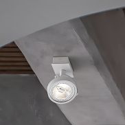 Nova Luce Thomas - opbouwspot - 6 x 19 x 14,5 cm - wit