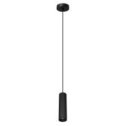 Artdelight Milano - hanglamp - Ø 6,6 x 175 cm - zwart