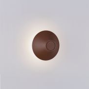 Nova Luce Alux - buiten wandverlichting - Ø 16 x 11,5 cm - 11W LED incl. - IP54 - corten