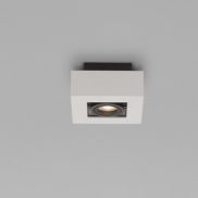 Nova Luce Robin - opbouwspot - 14,5 x 14,5 x 8,6 cm - wit en zwart
