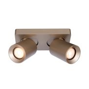 Artdelight Megano - opbouwspot 2L - 20 x 10 x 11,5 cm - champagne