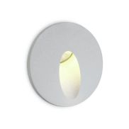 ONE Light Indoor/Outdoor Dark Light Wall Recessed - inbouw wandverlichting - Ø 62,5 x 4,5 cm - 3W LED incl. - IP54 - wit