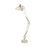 Searchlight Goliath - vloerlamp - 30 x 170 cm - chroom, crème en grijs