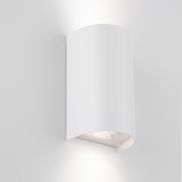 Nova Luce York - buiten wandverlichting - 11 x 19,5 x 8,5 cm - IP65 - zandwit