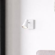 Nova Luce Dublin - wandverlichting met schakelaar - 15 x 10 cm - zandwit