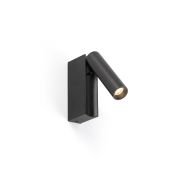 Faro Cronos - bedlamp - 8 x 12,1 x 3 cm - 4,5W LED incl. - mat zwart