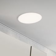 Nova Luce Perfect Profile Trimless - inbouwspot op afstandsbediening (incl.) - Ø 640 mm, 625 mm inbouwmaat - 40W dimbare LED incl. - 2700K-6000K - wit