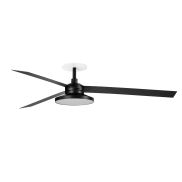 Faro Cruiser Tak 3 XL - plafondventilator met licht en inbouwrozet - Ø 160 cm - mat zwart - 2700K