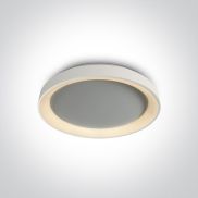 ONE Light LED Decorative Plafo - plafondverlichting - Ø 37,5 x 5,7 cm - 30W dimbare LED incl. - wit