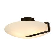 Searchlight Sundial - plafondverlichting - Ø 41 x 16 cm - zwart
