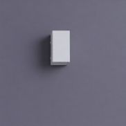 Nova Luce Elio - buiten wandverlichting - 7 x 13 x 6,2 cm -  6W LED incl. - IP65 - zandwit