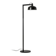Faro Tatawin - vloerlamp - 30 x 47,4 x 148 cm - satijnzwart en glanszwart