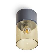 ETH Sledge Glass - plafondlamp - Ø 12 x 18 cm - groen